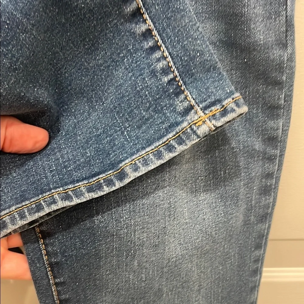 Gap Kids Relaxed Straight-Fit Jeans, Medium Dark Indigo Blue, Size 14, New